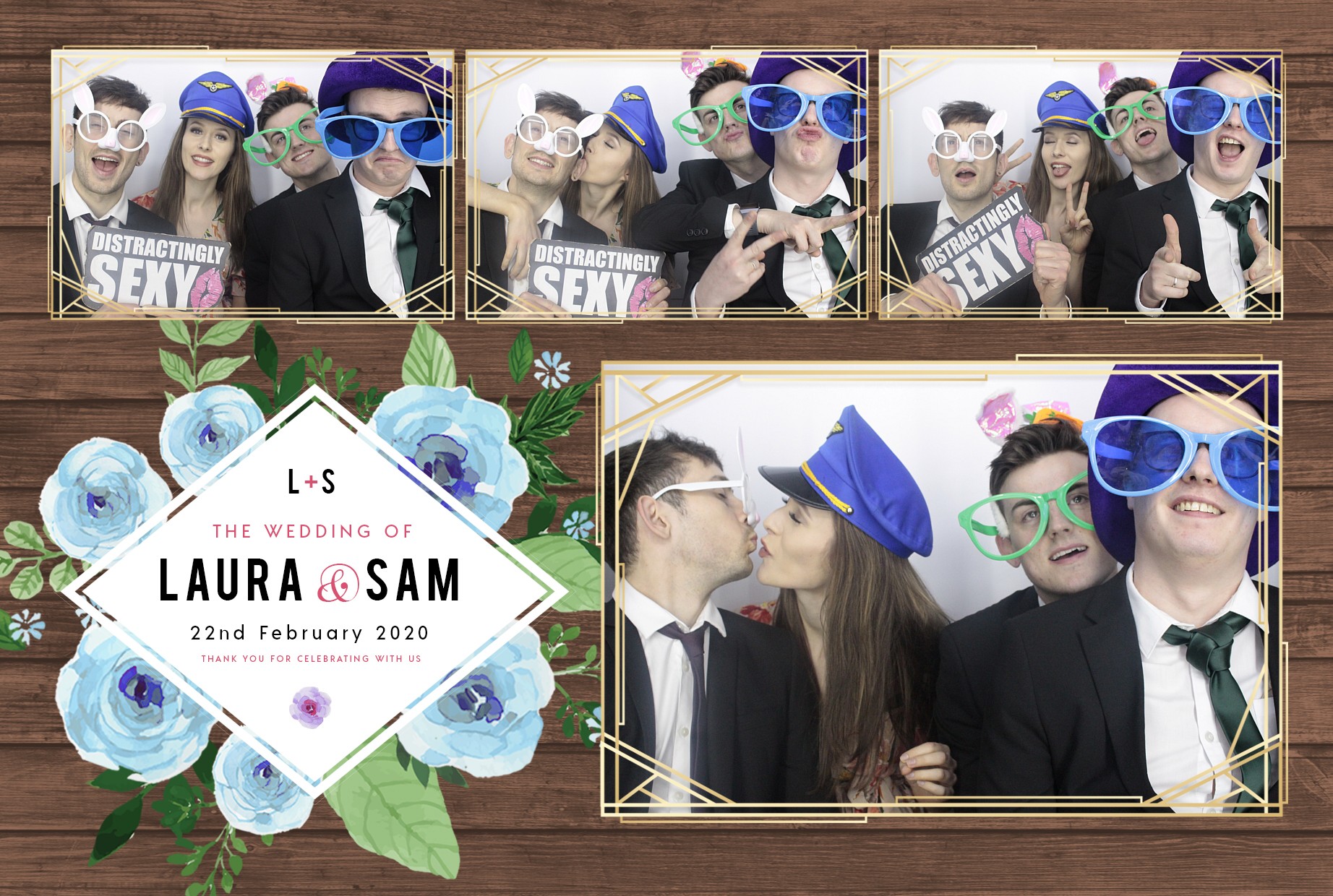 Laura and Sam's Wedding | View more photos from the event at gallery.myphotoboothexperience.co.uk/u/MyPhotoBoothExperienceLtd/Laura-and-Sams-Wedding